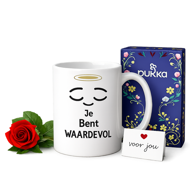Je Bent Waardevol – Thee & Rust Gift Bundel