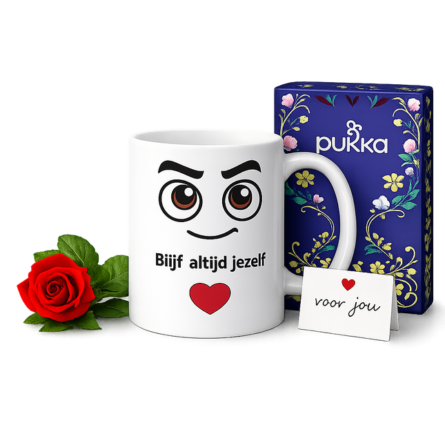 Blijf Altijd Jezelf – Thee & Rust Gift Bundel