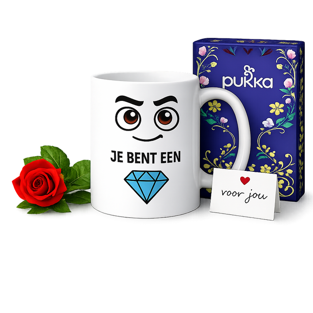 Je Bent Een Diamant - Thee & Rust Gift Bundel